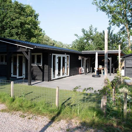 Luxe En Ruim Chalet Met Airco Bij Leekstermeer Matsloot Buitenkant foto