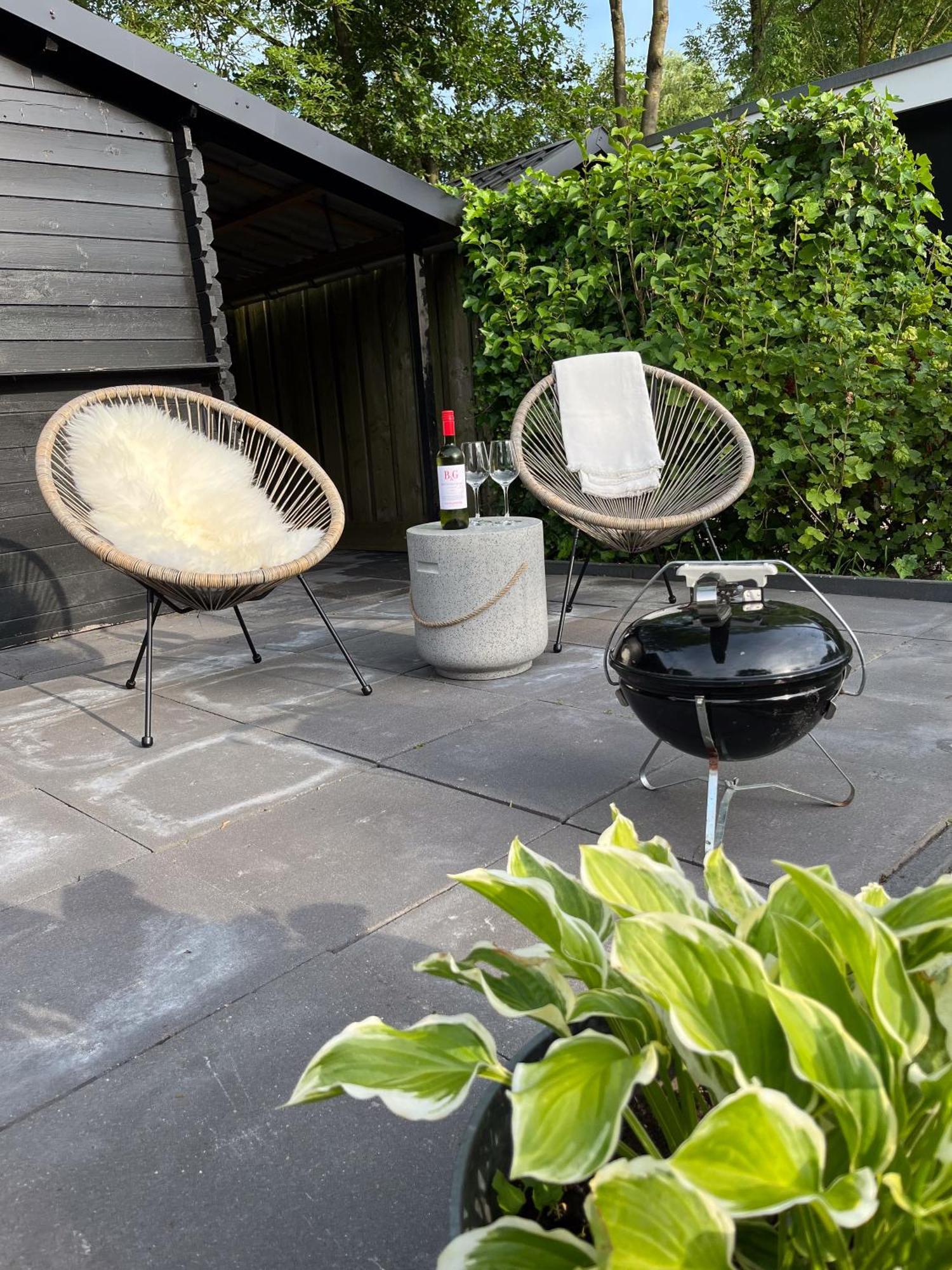 Luxe En Ruim Chalet Met Airco Bij Leekstermeer Matsloot Buitenkant foto