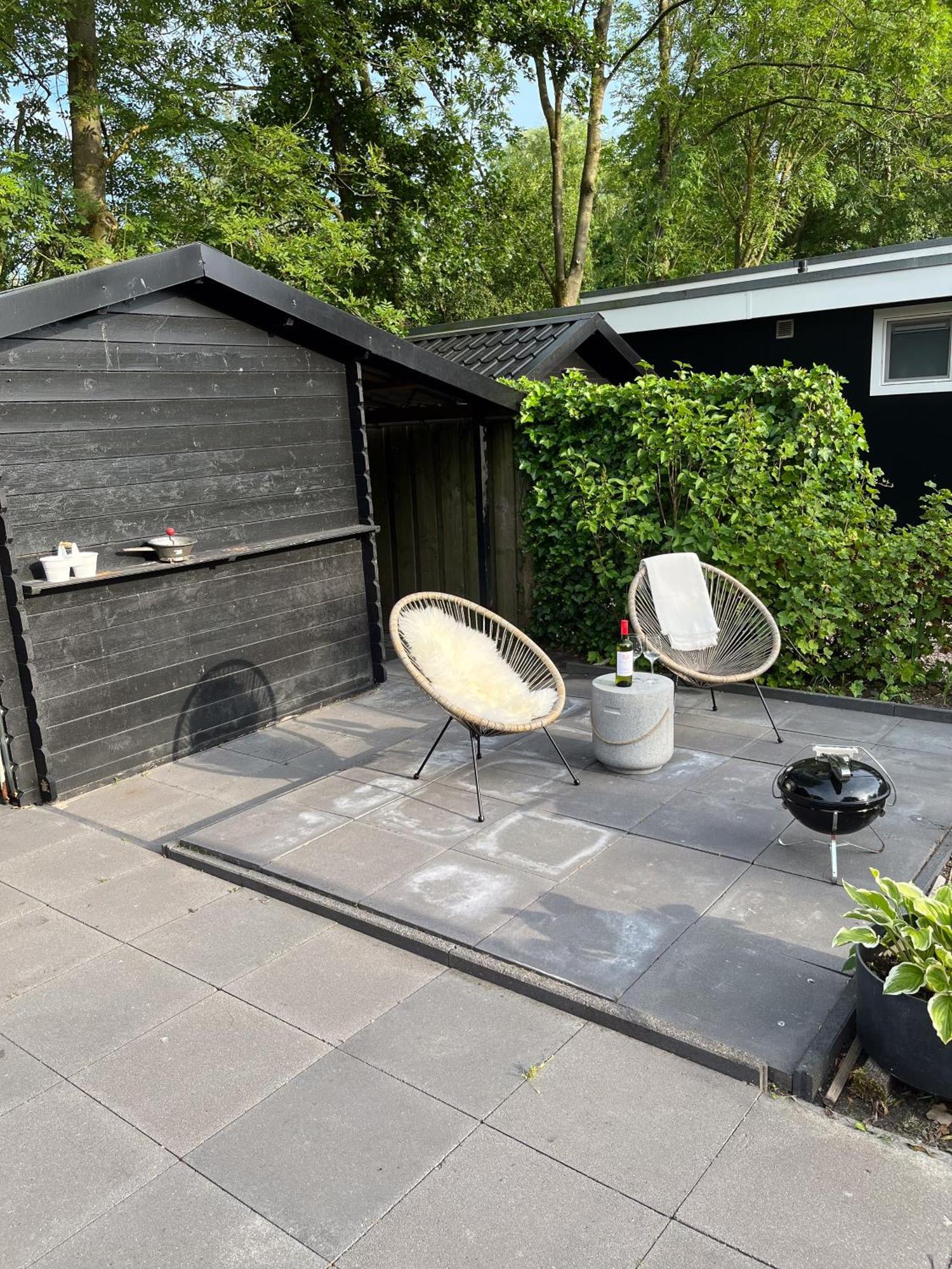 Luxe En Ruim Chalet Met Airco Bij Leekstermeer Matsloot Buitenkant foto
